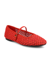 The Hummingbird Mary Jane - Red Openweave