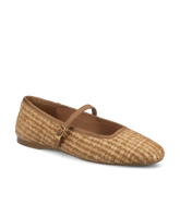The Hummingbird Mary Jane - Tan Raffia