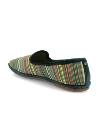 The Heron - Royal Green Multi Stripe Grosgrain