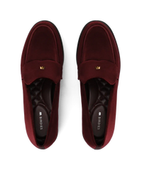 The Starling 20 Loafer - Burgundy Velvet