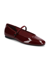 The Hummingbird  Mary Jane - Burgundy Patent