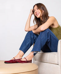 The Hummingbird  Mary Jane - Burgundy Patent