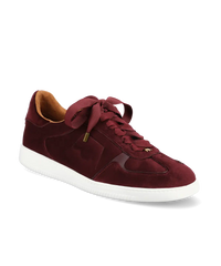 The Jay Sneaker - Burgundy Velvet
