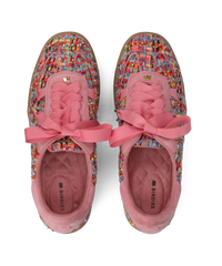 The Jay Sneaker - Pink Multi Tweed