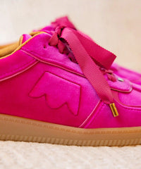 The Jay Sneaker - Hot Pink Velvet