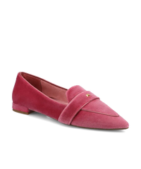 The Sparrow Loafer - Rose Velvet