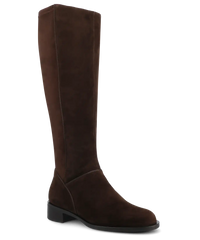 The Starling Tall Boot - Chocolate Suede